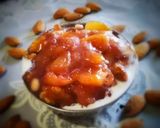 A picture of step 5 of Khubani ka meetha.