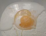 A picture of step 3 of Dora Cake. Doriyaki.