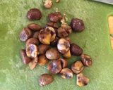 A picture of step 5 of Vegan Mushroom and Chestnut Stuffing.