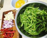 Foto langkah ke 1 dari resep Orak Arik Buncis.