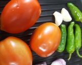 A picture of step 1 of Mexican Salsa.