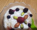 A picture of step 2 of Breakfast porridge oats.