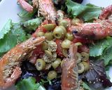 Foto del paso 5 de la receta Ensalada con gambas a la plancha