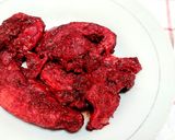 Foto langkah ke 7 dari resep Fillet Ayam Angkak Merah Manis (Versi Rice Cooker).