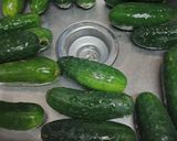 A picture of step 1 of Homemade Fermented Pickles with Saffron 2023.