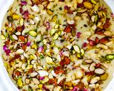 A picture of step 7 of Coconut mawa fudge - Coconut mawa cake.