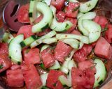 Foto del paso 3 de la receta: Ensalada de sandía con pepino