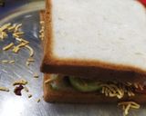 A picture of step 4 of Cucumber sandwich.