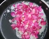 A picture of step 2 of Tender coconut (Malai) and rose dessert.