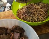 A picture of step 1 of Duck Ragù.