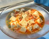 Hình bước làm 7 của món Đậu Hũ Non Sốt Tôm Thịt Băm