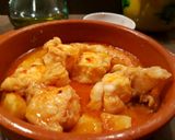 Foto del paso 7 de la receta Rape a la Valenciana. Suc de rap y gambes