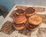 Foto del paso 5 de la receta: Pancakes de zapallo veganos🥞