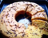 Foto langkah ke 5 dari resep Pumpkin Chocolate Sprinkles Cake🎃🍫.