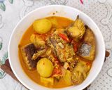 Foto langkah ke 6 dari resep Tuna santan pedas.