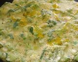 A picture of step 2 of Matar besan chilla.