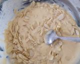 Une image de l'étape 1 de Moelleux amandes effilées et pepites de chocolat.