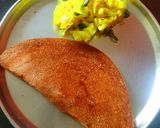 A picture of step 3 of Ragi Dosa.
