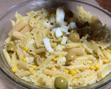 Foto del paso 9 de la receta: Ensalada de pasta con pollo adobado