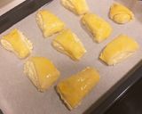 Túrós háromszögek recept fázis 3 fotója