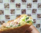 Foto langkah ke 5 dari resep Martabak telur teflon.