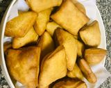 A picture of step 6 of Mandazi with some twist#4weekschallenge#wheatflourchallenge.