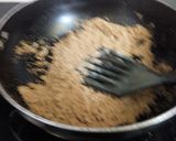 A picture of step 1 of Chestnut flour halwa.