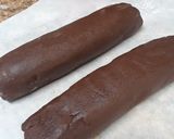 A picture of step 4 of Chocolate Peppermint Slice and Bake Cookies.
