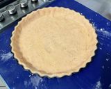 Une image de l'étape 5 de Tarte aux pommes et pralines roses.