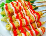 Foto langkah ke 4 dari resep Sate Telur Gulung.