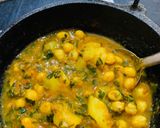 A picture of step 3 of Methi Aloo Chole (Chickpeas with Fenugreek & Potato).