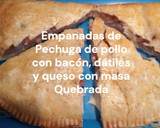 Foto del paso 13 de la receta: Empanadas de Pechuga de pollo con bacon, dátiles y queso con masa Quebrada