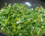A picture of step 2 of Corn, capsicum & spring onions medley.