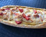 Reggeli töltött csónak recept fázis 3 fotója