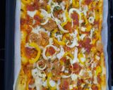 Foto langkah ke 7 dari resep Pizza meat lover.