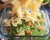 A picture of step 4 of Farfalle Pasta Salad.