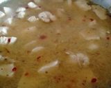 A picture of step 2 of Fried rice with chicken shashlik.