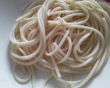 Foto del paso 4 de la receta: Espaguetis con ensalada tibia de vegetales...🍝