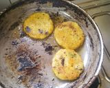 A picture of step 3 of Chane ke Kabab and aloo ke kabab.