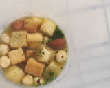 Foto del paso 10 de la receta: Calamar relleno de sus tentáculos, aletas y Cigala