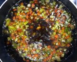 A picture of step 5 of Veg Manchow Soup.
