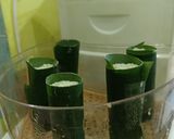 Foto langkah ke 7 dari resep Kue Putu Pandan.