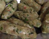 A picture of step 4 of Kakori kebab.