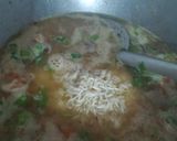 A picture of step 4 of Moti chicken pulao.