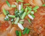 A picture of step 3 of Kimchi Stew.