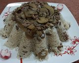 صورة لخطوة 1 من وصفة الارز بالفطر 🍄