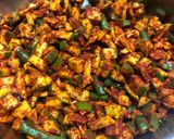 A picture of step 1 of Raw Mango Pickle.
