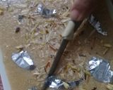 A picture of step 5 of Satora (soji ka tukri halwa).