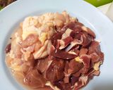 รูปขั้นตอนการทำที่ 1 ของ ไก่ผัดขิง
