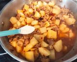 A picture of step 9 of Chicken and Nagaimo Stew.